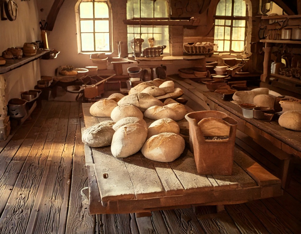 Atelier pain médiéval Villeneuve